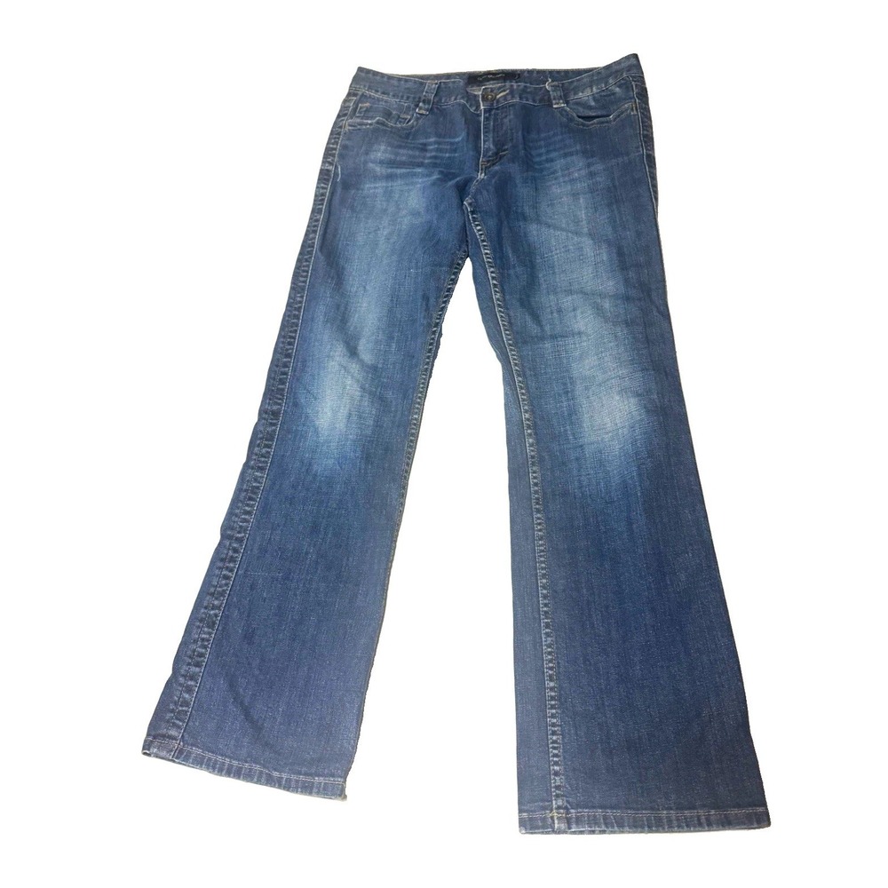 Calvin Klein Jeans Women's Bootcut Jeans 14 Blue Medium Wash Denim Pockets